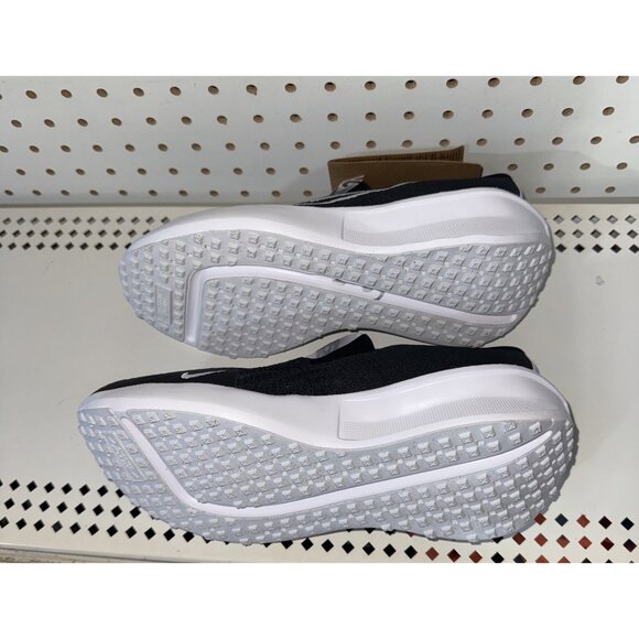 Nike Interact Run EasyOn Mens Athletic Slip On Running Shoes Size 8 Black White - Picture 6 of 8